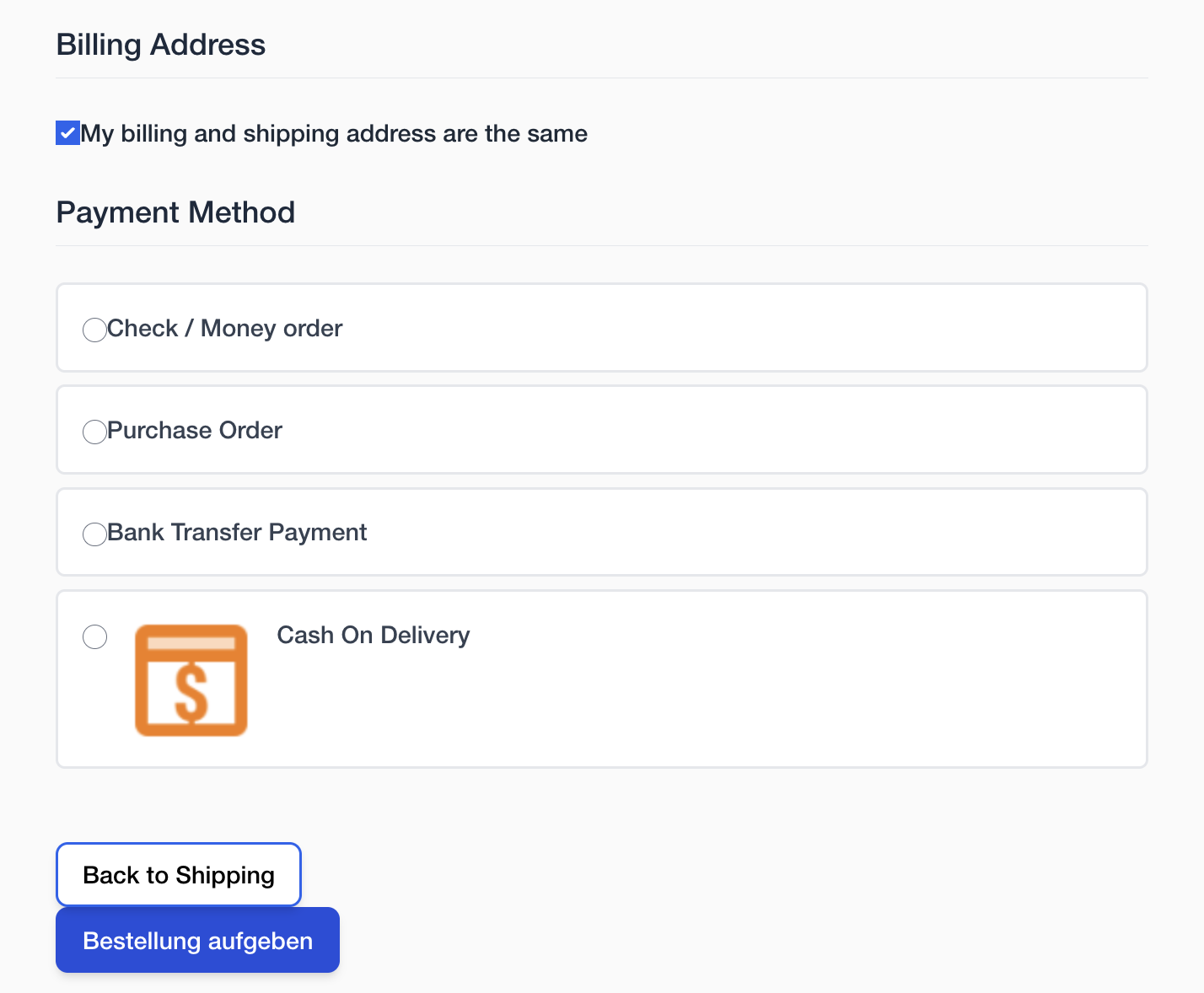 Anlage Billing-Icon