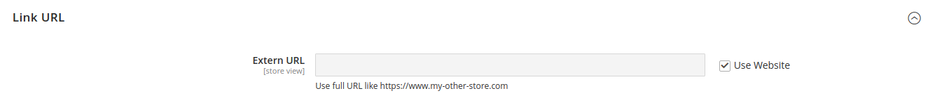 External-Url-Konfiguration