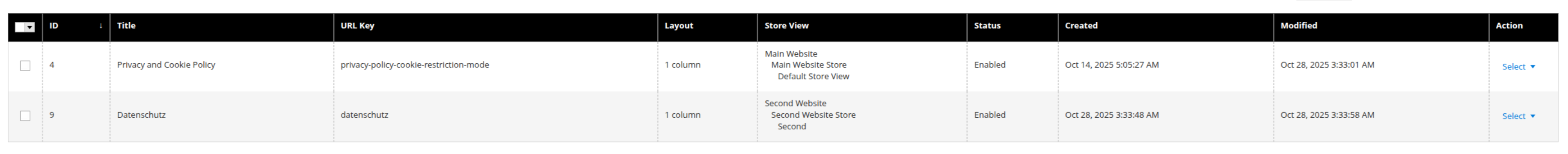 Popup ohne Recommendation