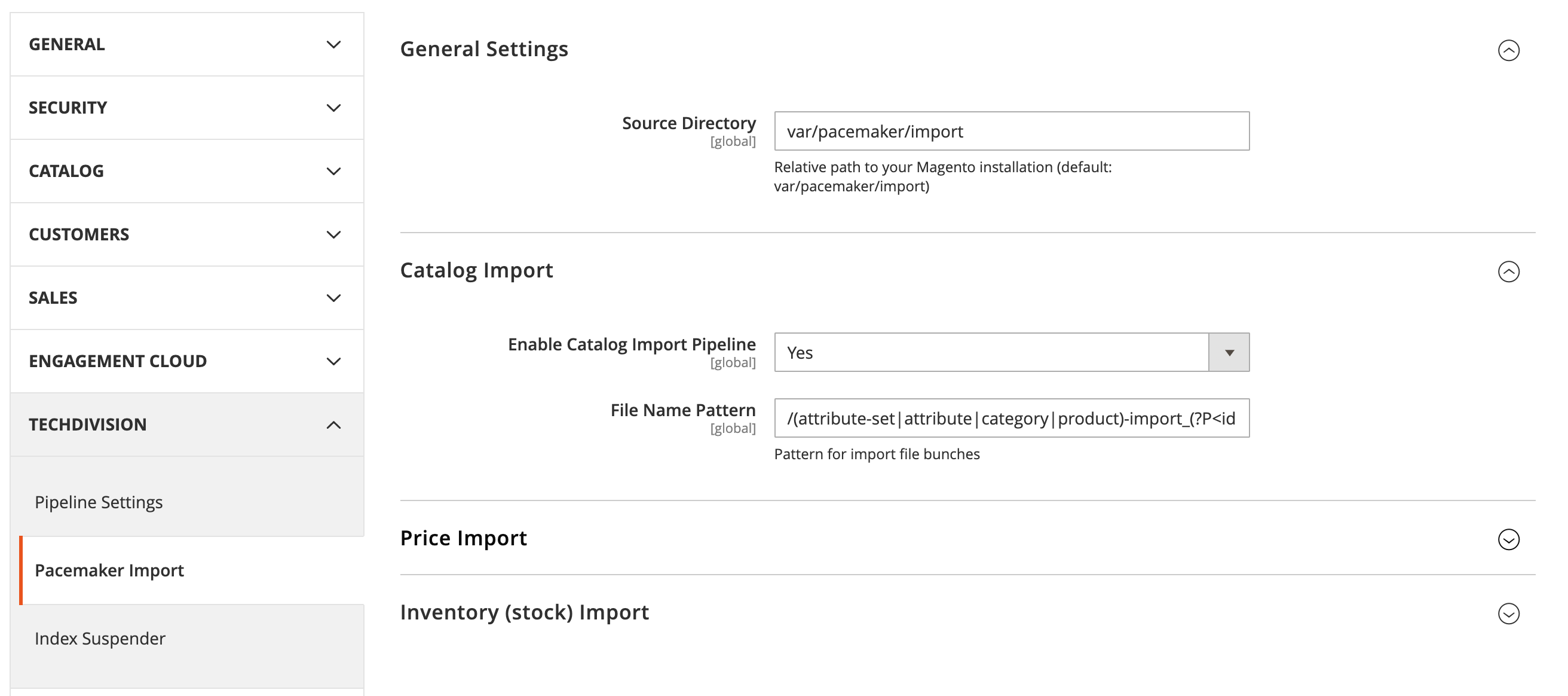 config catalog import