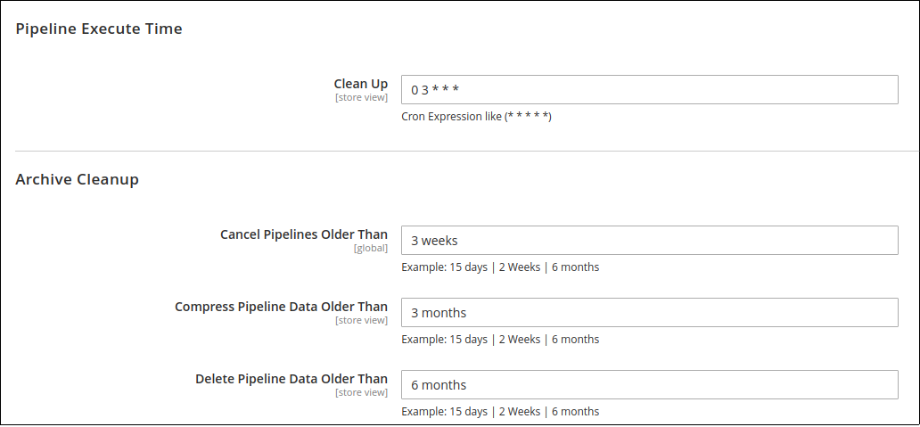 process pipelines archive pipeline