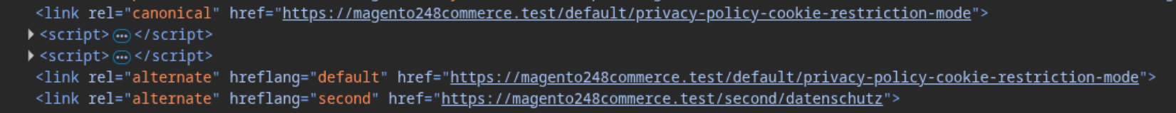 usecase deeplink output