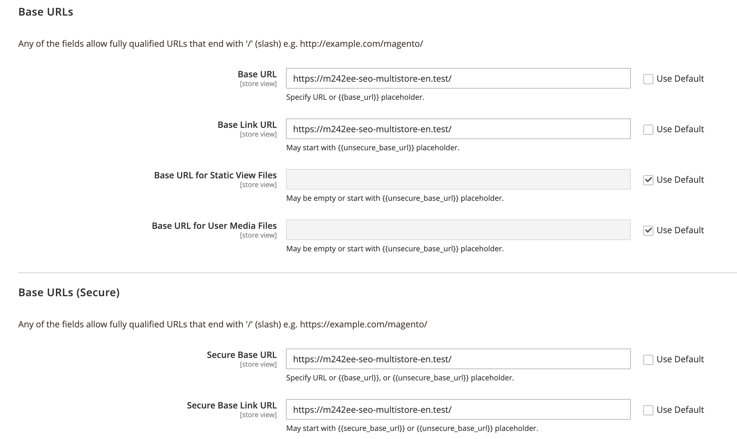 usecase set base url en