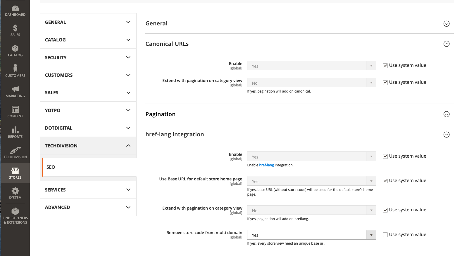 usercase seo remove multidomain yes